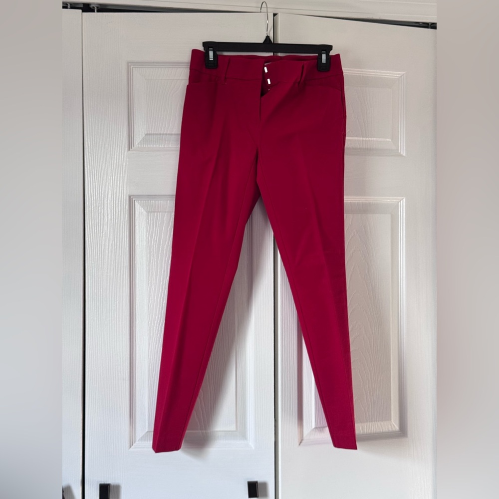 New York & Company Bold Red Women’s Dress Pants